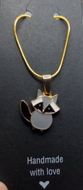 Raccoon Enamel Pendant (see matching earrings)