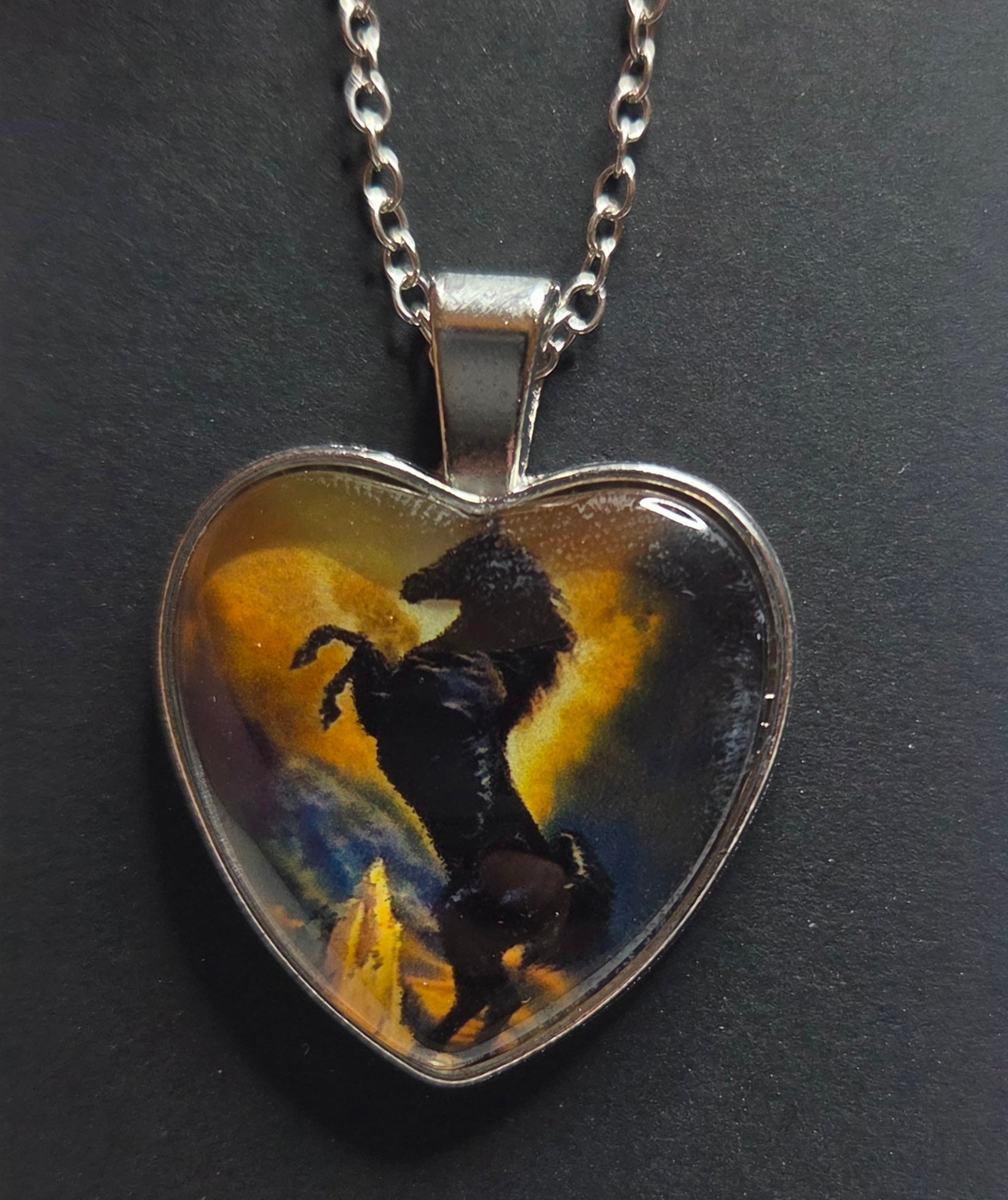 Horse Heart Necklace