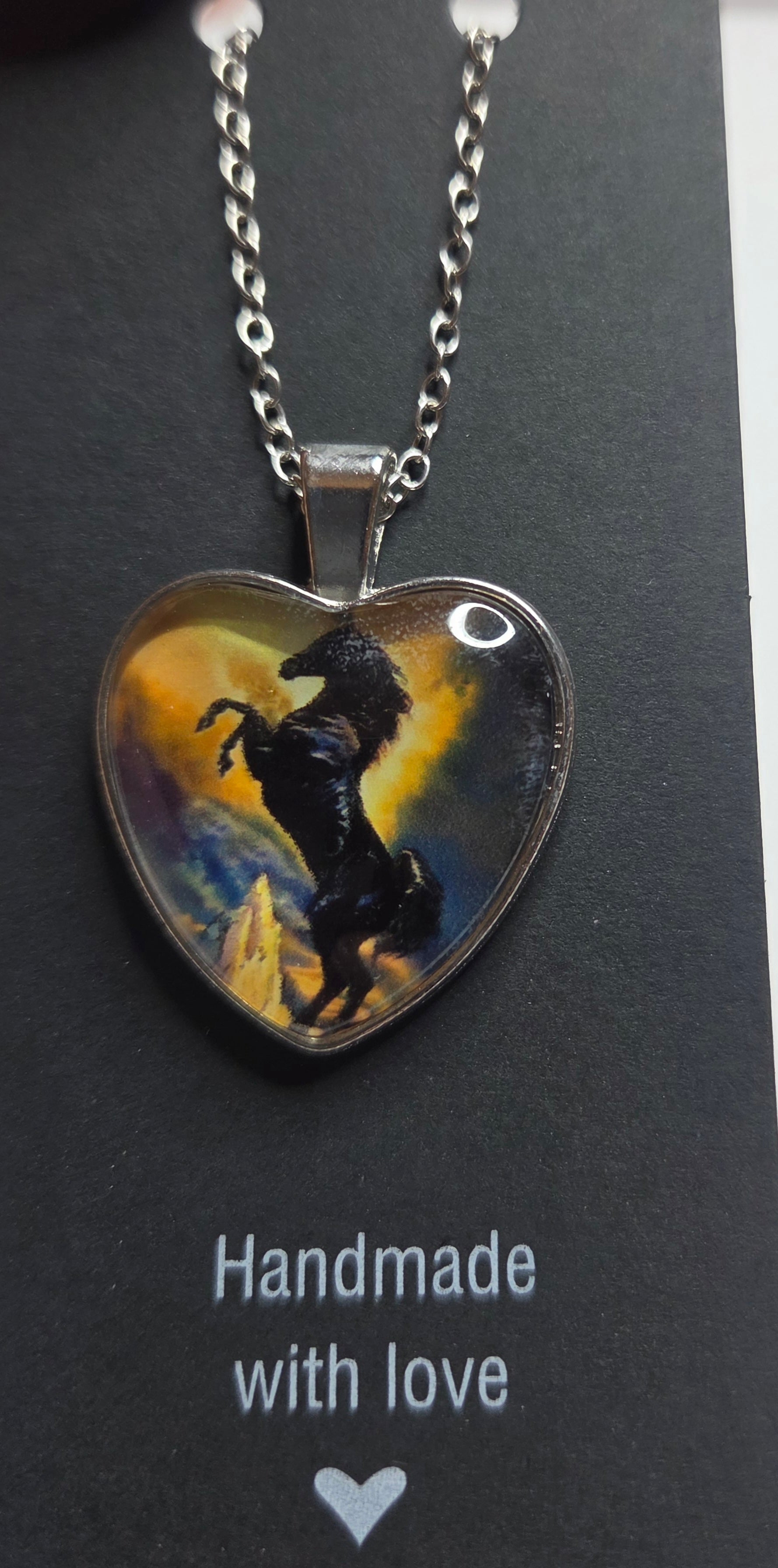 Horse Heart Necklace