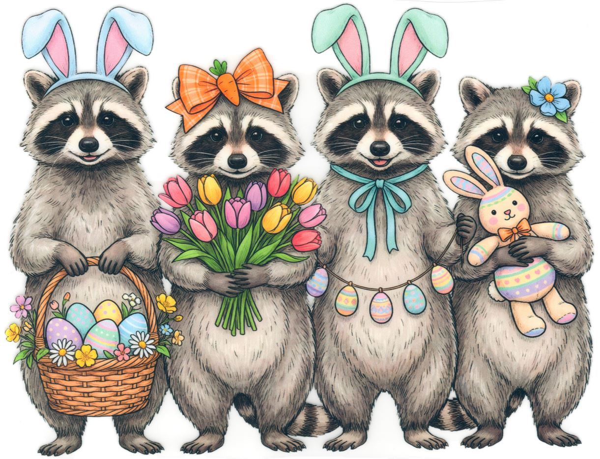 Bunny Raccoonits? T-Shirt - Easter