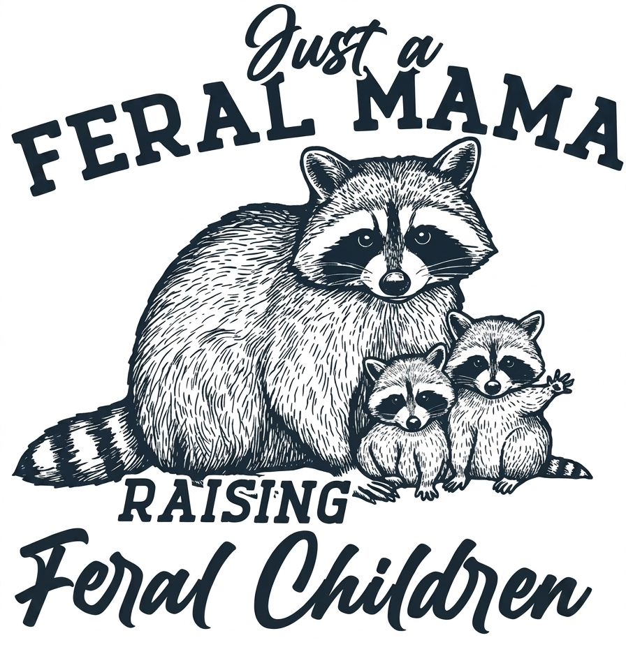 Feral Momma Raccoon Shirt